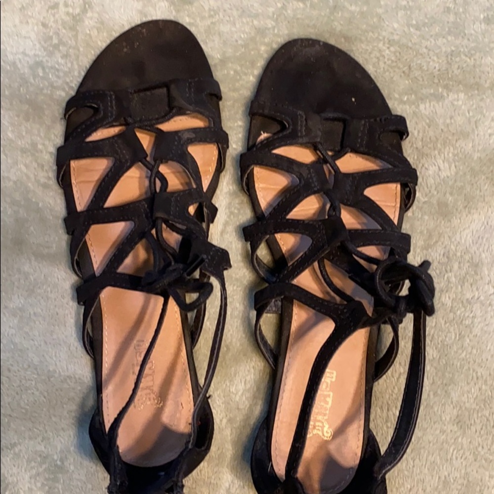 Strappy Black Sandals